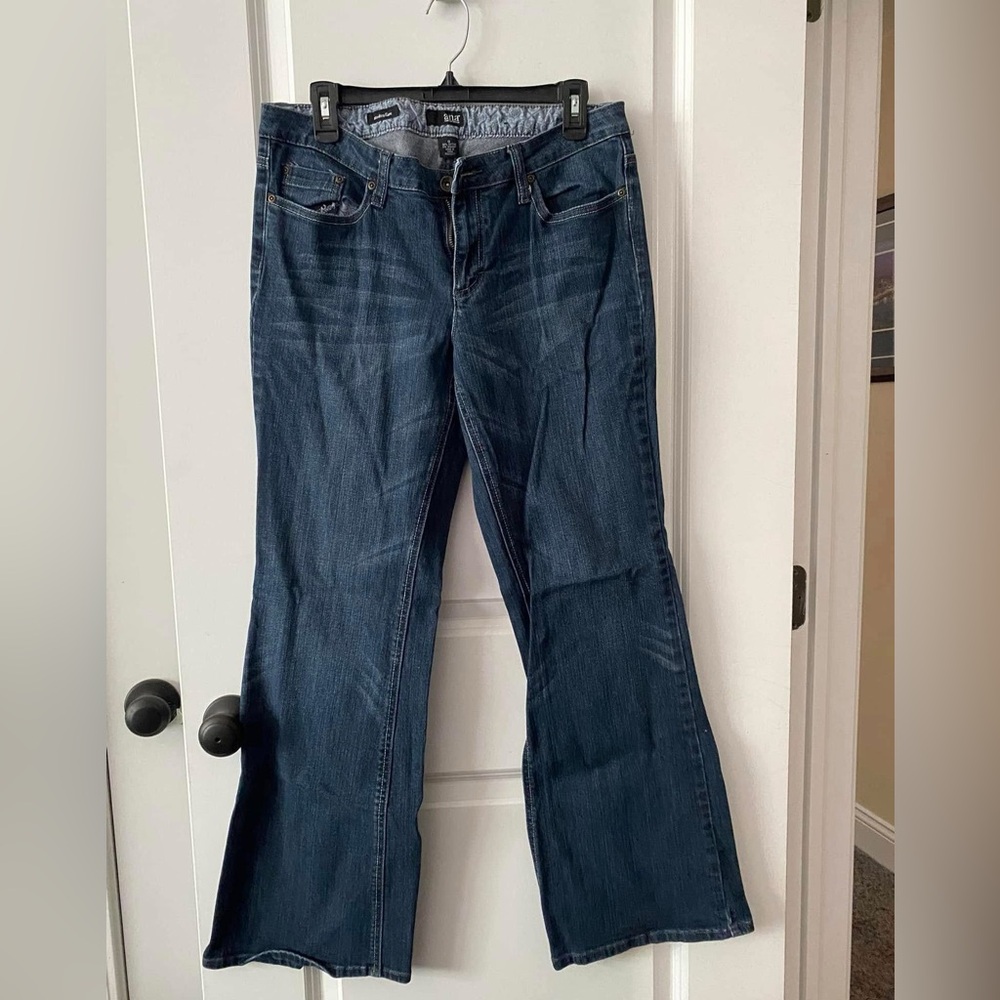 a.n.a Dark Blue Flare Women's Jeans